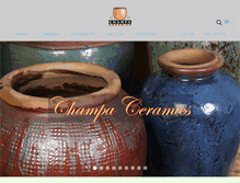 Tablet Screenshot of champaceramics.com